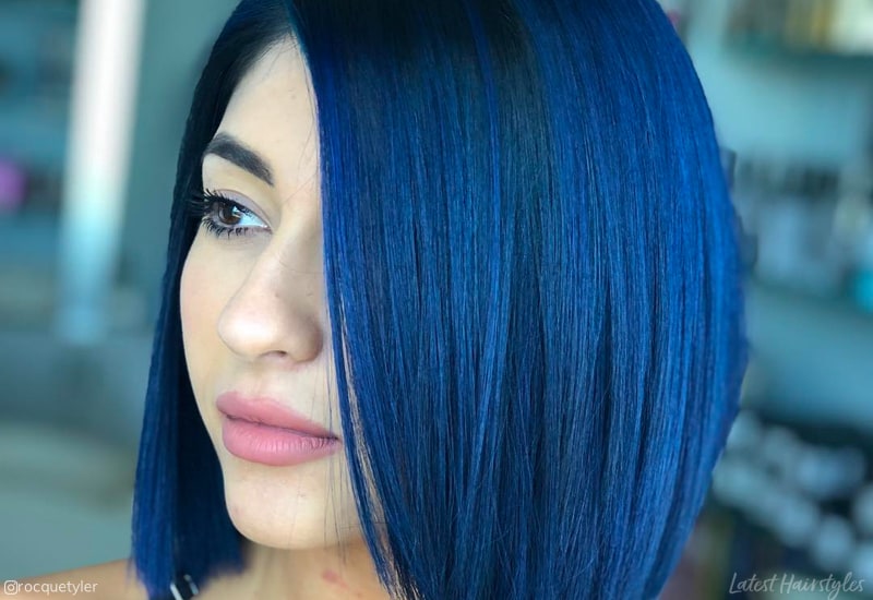 best dark blue hair