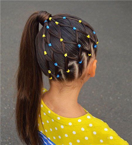 Cute Braided Hairstyle For School