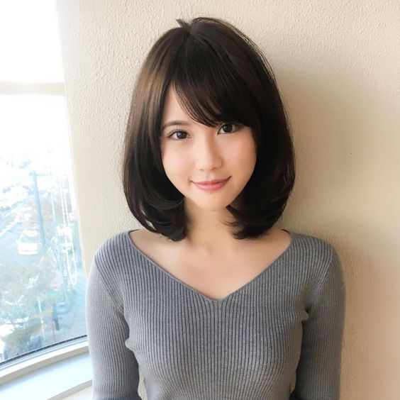 Bob Hairstyle For 11-Year-Old Cute Asian Girl