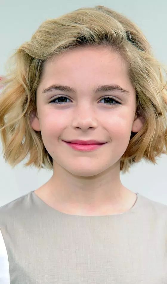 Pretty 11 Year-olds Girl With Bob Hairstyle