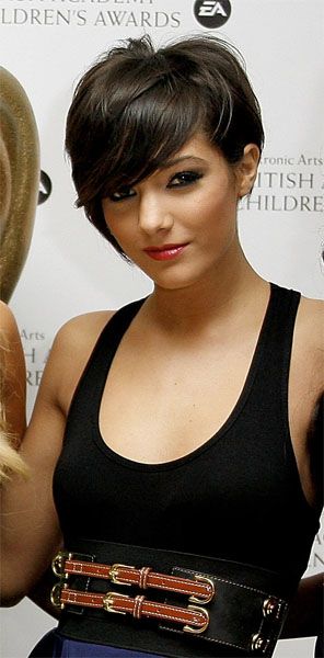 Frankie Sandford Pixie Haircut