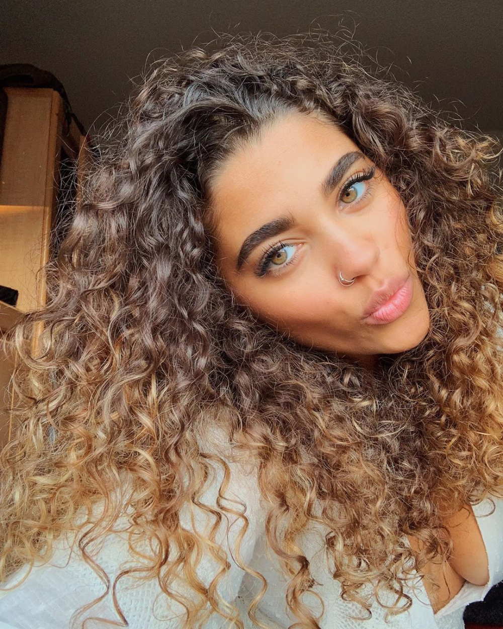 15+ Black Curly Hair with Blonde Highlights - The Mews Beauty