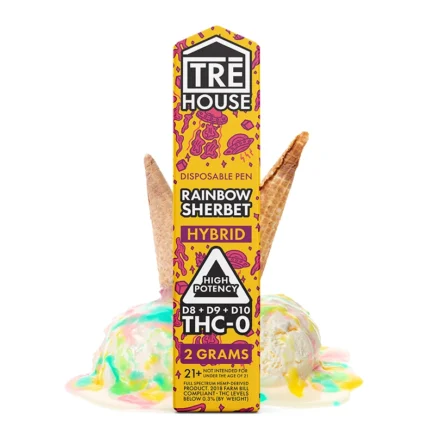 trehouse d8 rainbow sherbet vape ind
