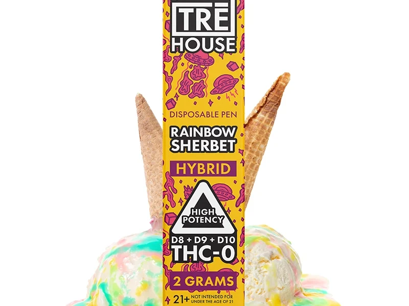 trehouse d8 rainbow sherbet vape ind