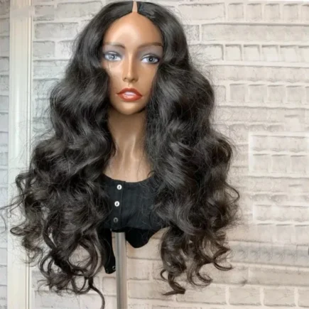Human Hair Lace Front U Part Wig